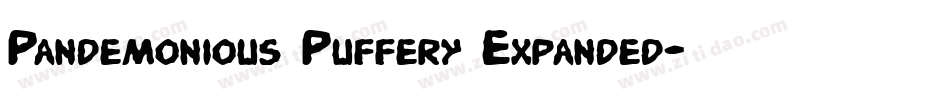 Pandemonious Puffery Expanded字体转换